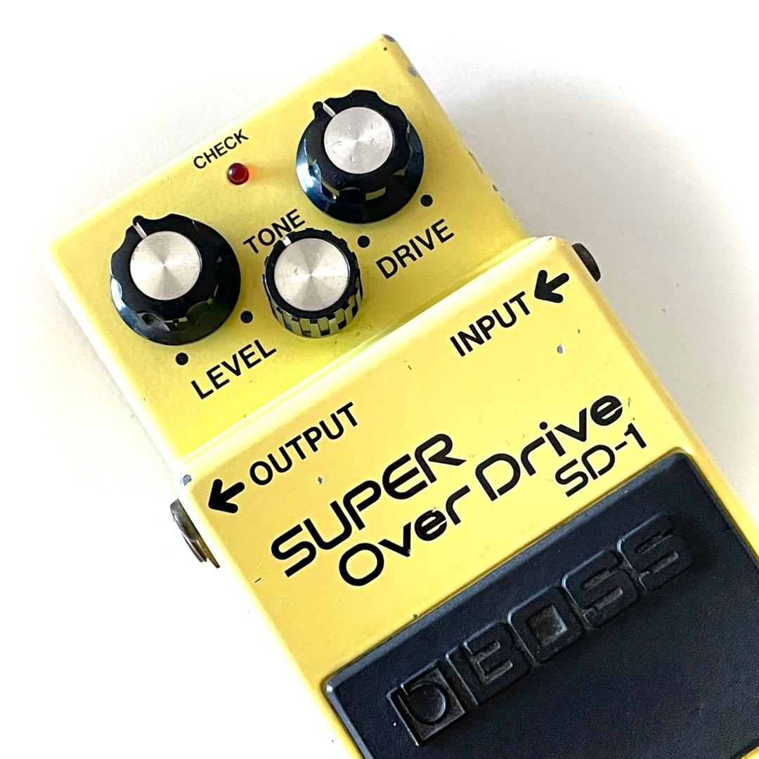 1983年日本製 JRC4558DD艶有 BOSS SD-1 オーバードライブ