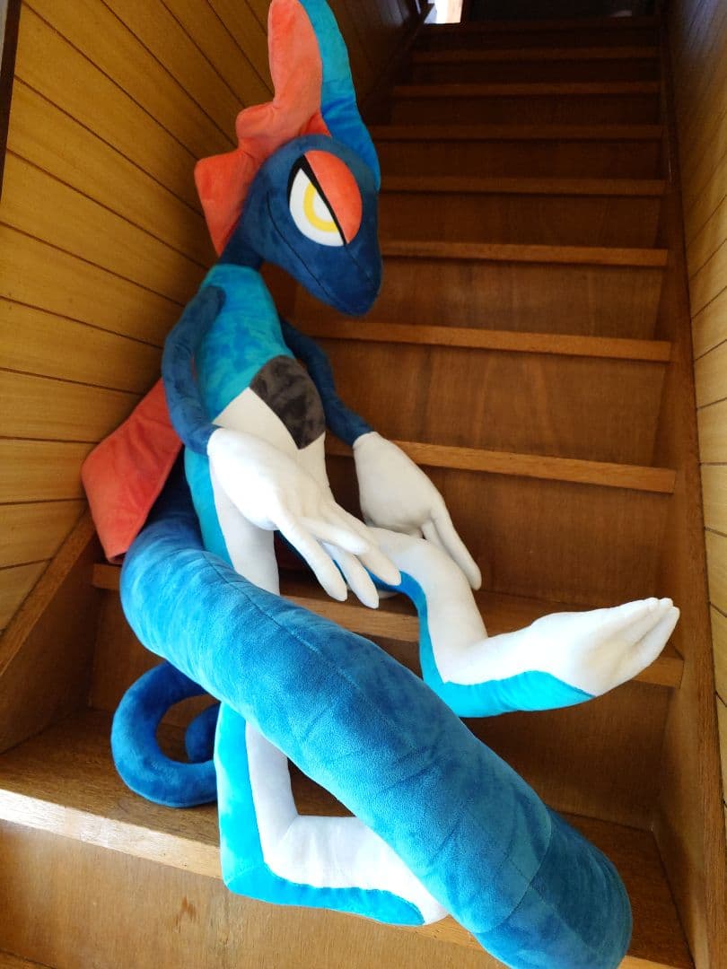 ほぼ等身大 色違いインテレオン ぬいぐるみ 125cm (尻尾含め約200cm)