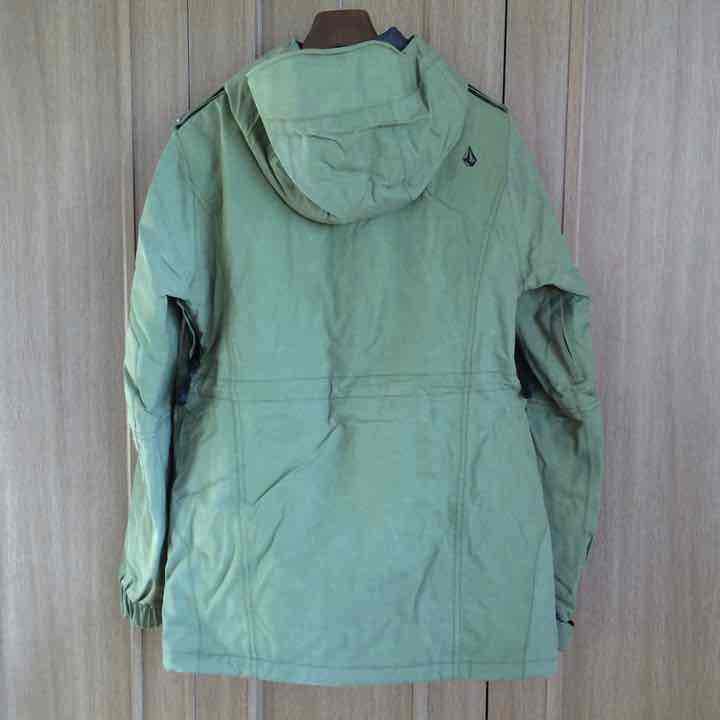 Volcom ボードジャケットWomens US S アーミーグリーン