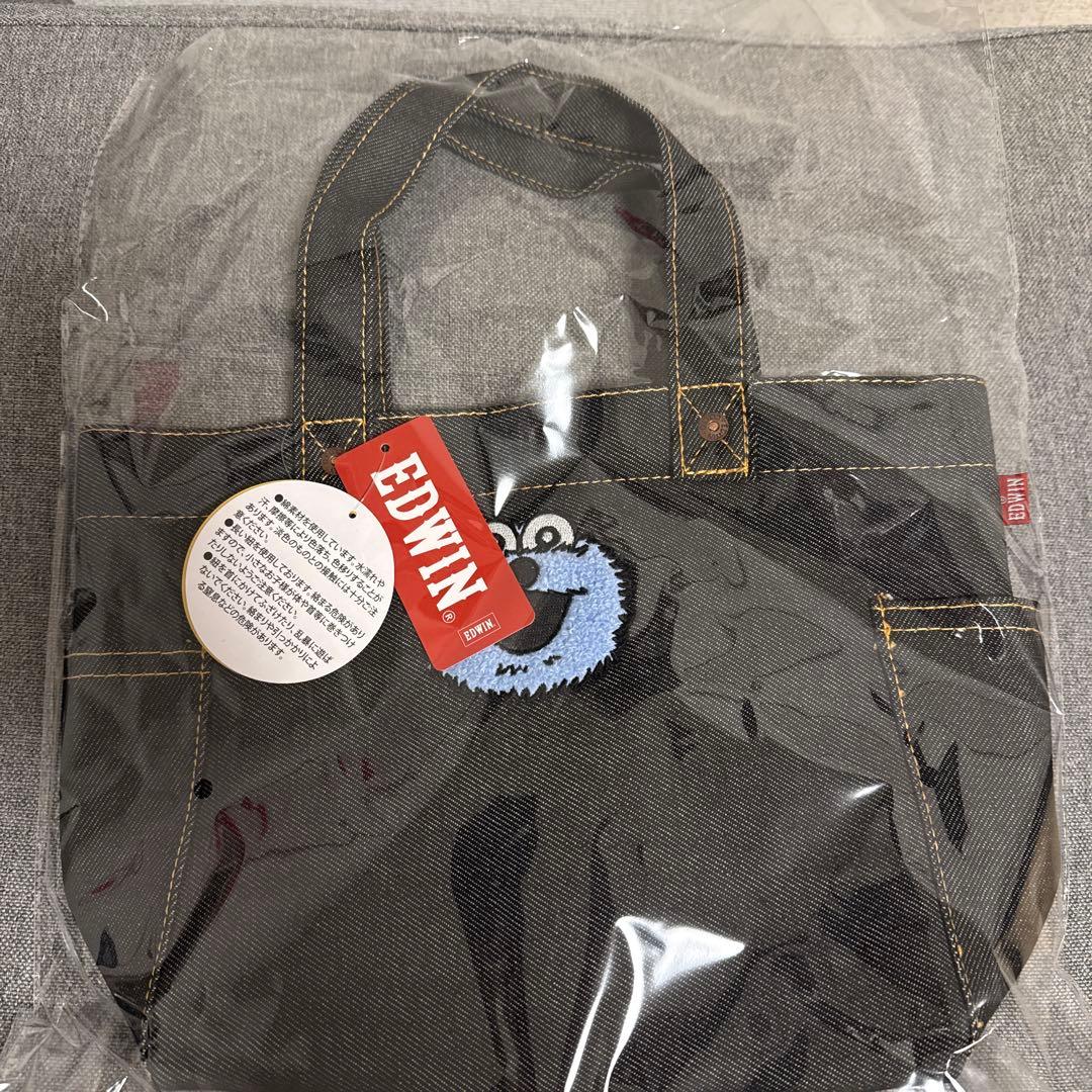 パペットスンスン EDWIN ぬいぐるみ　トートバッグ