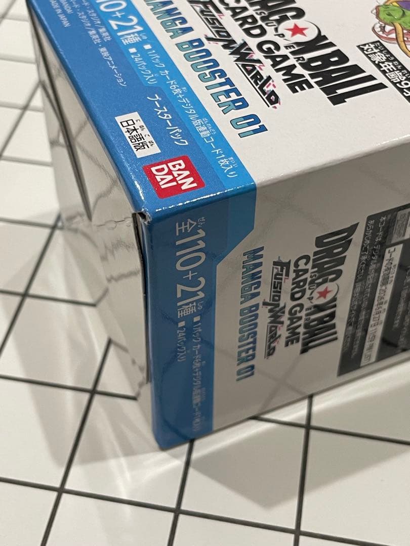 MANGA BOOSTER 01 テープ付き未開封BOX ［匿名配送］