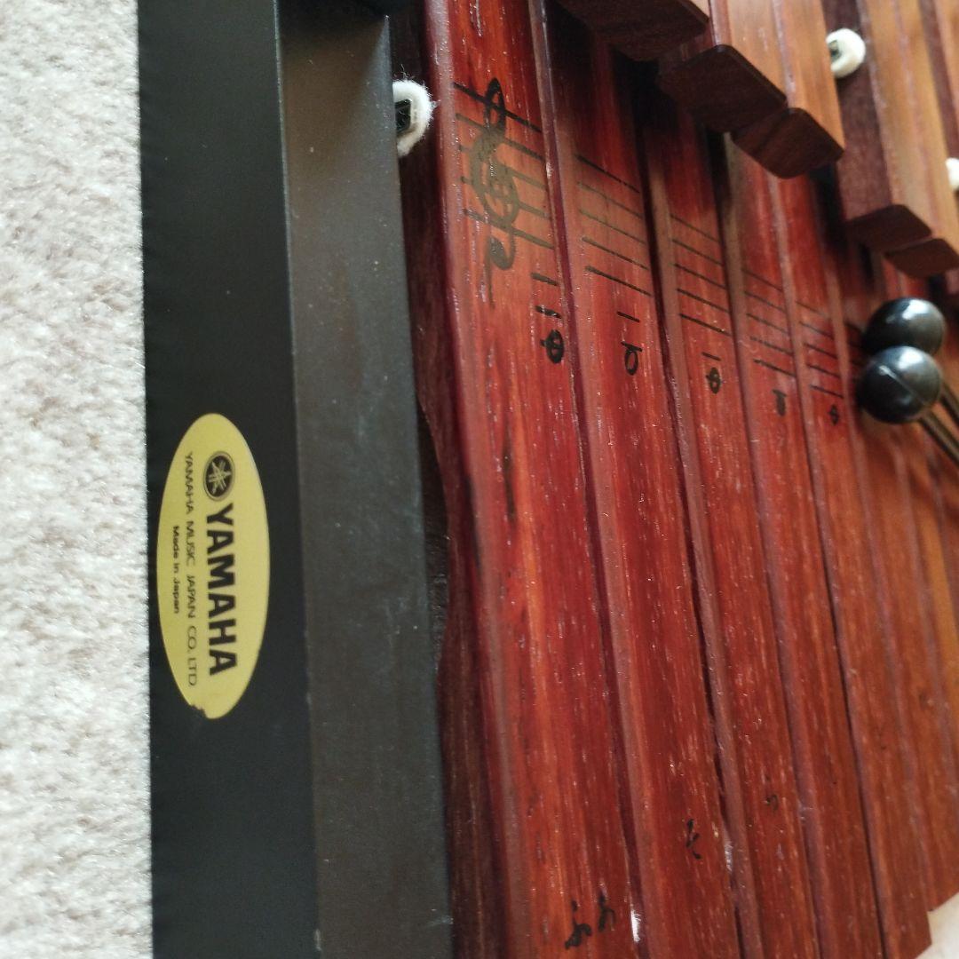 卓上木琴　YAMAHA　TX-6 32音　木製シロフォン ケース付き