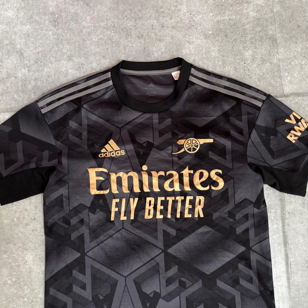 アーセナル　22/23 正規品アウェイ　ユニフォーム　シャツ　ジャージ　黒金