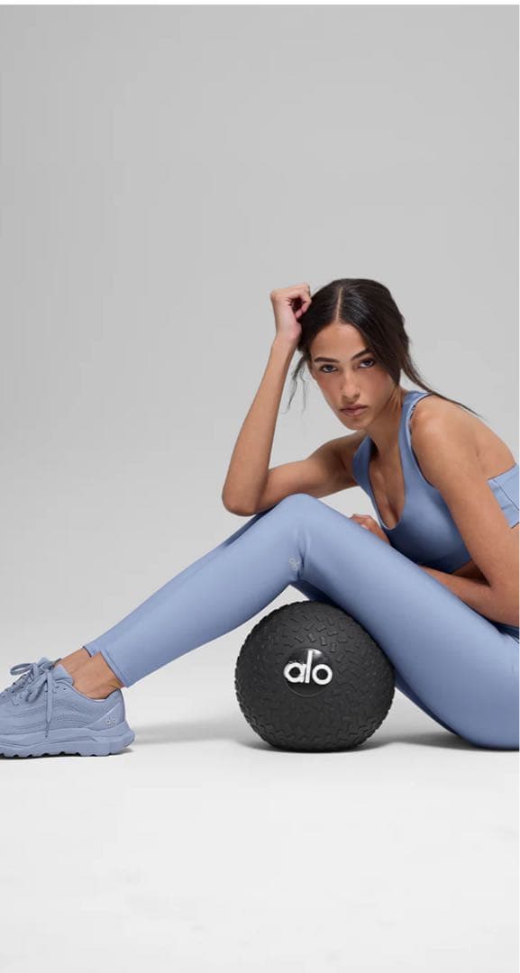 値下げ！alo パープル レギンス