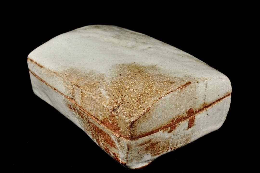 十一代 三輪休雪 萩 喰篭 共箱 人間国宝 休雪 壽雪 萩焼 食籠