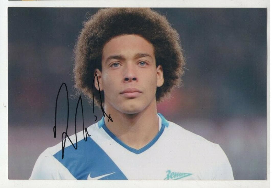 直筆サイン入り写真 アクセル・ヴィツェル SA鑑定済