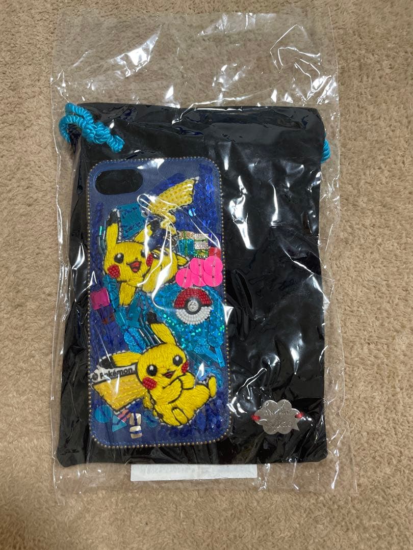 新品未使用】ポケモン×伊勢丹　刺繍スマホケース
