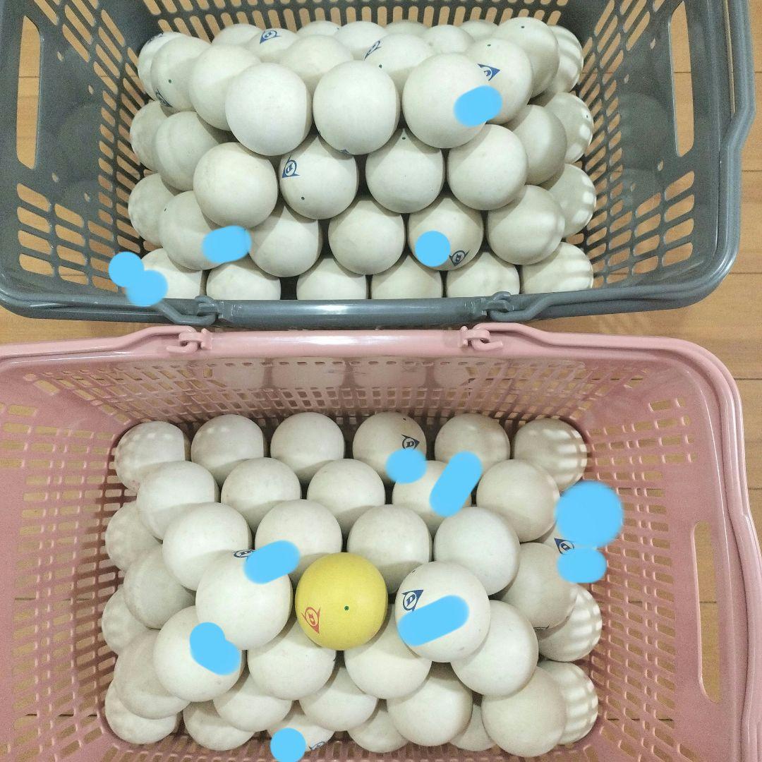 ソフトテニスボール　青ダンロップ　100球 中古