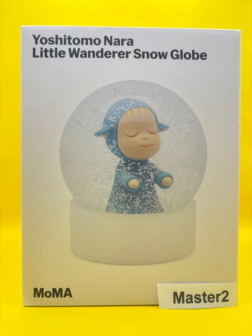奈良美智スノードーム(青) 『Little Wanderer 』新品