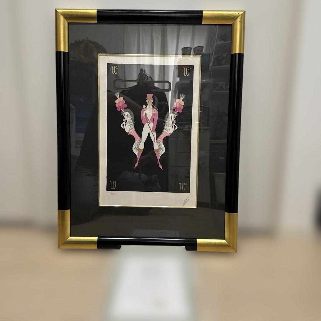 エルテ（Erte）の「アルファベットシリーズ」の「Letter W」