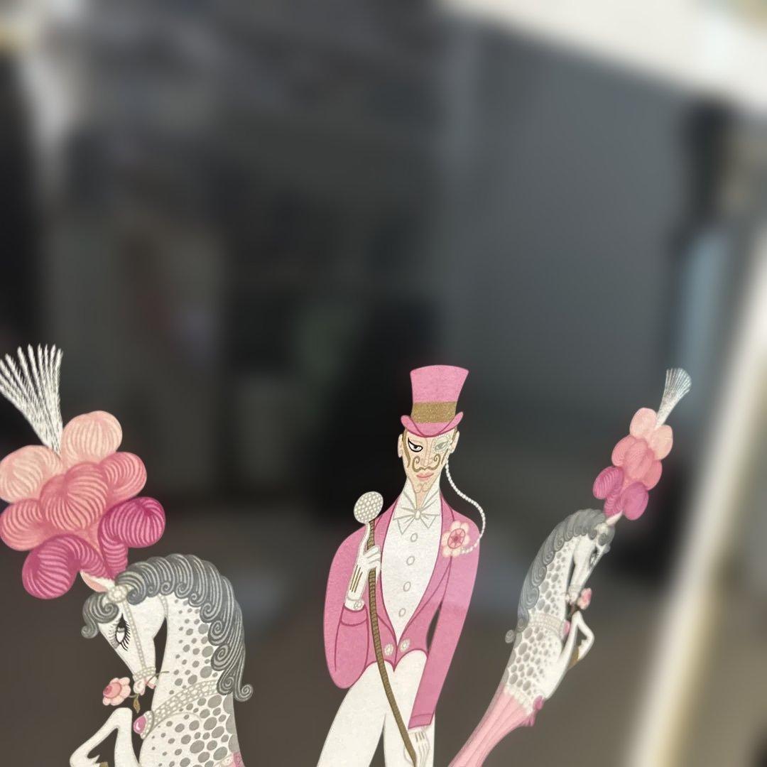 エルテ（Erte）の「アルファベットシリーズ」の「Letter W」