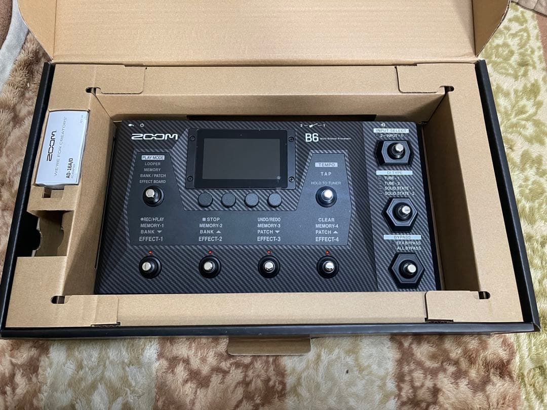 ZOOM B6 ベースマルチエフェクター