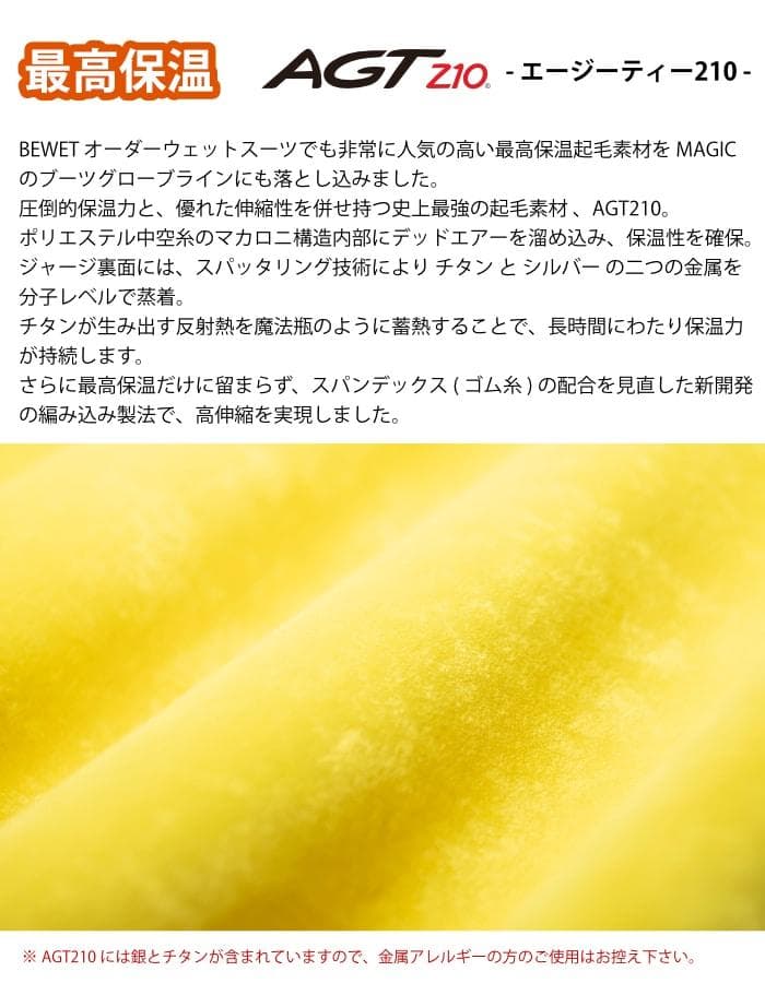 サーフインナーMAGIC  1mm AGT210 INNER SJ