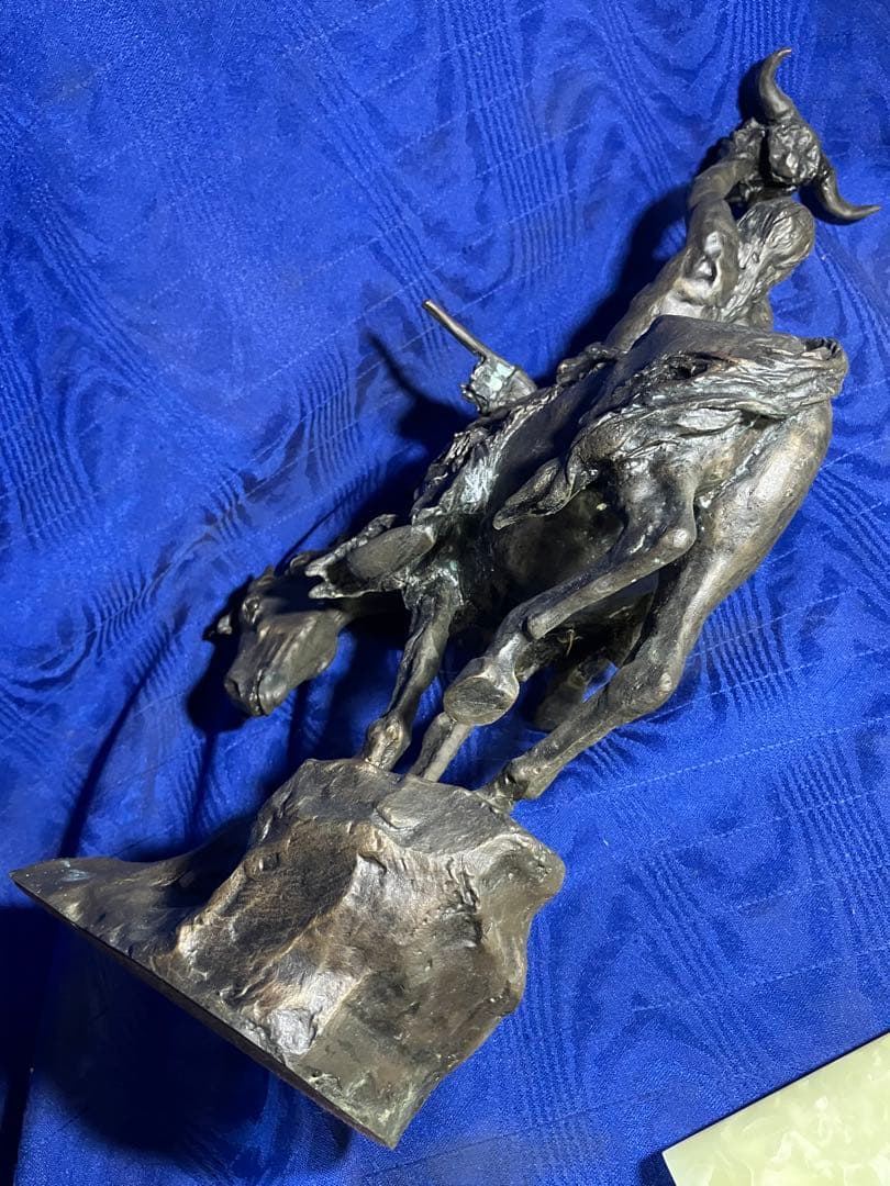 BUCK McCain　ブロンズ像　銅像　西洋彫刻