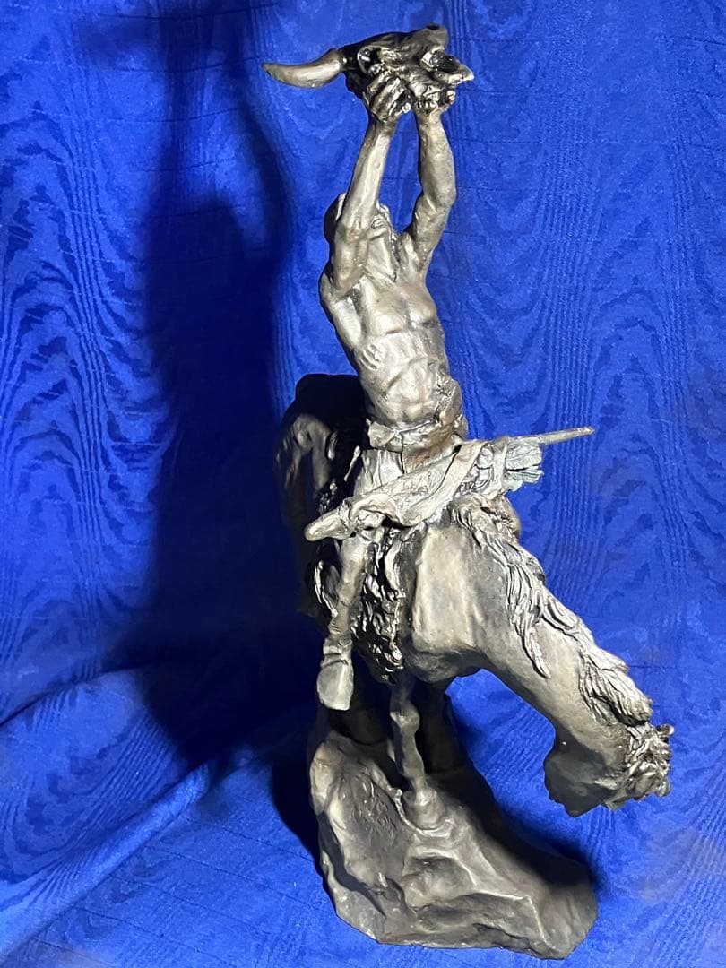 BUCK McCain　ブロンズ像　銅像　西洋彫刻