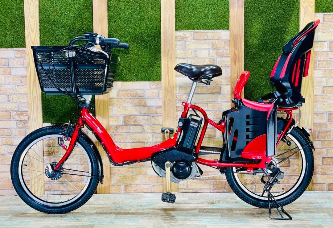 低価格 No１モデル レッド系 ヤマハ 子供乗せ電動アシスト自転車 ZH2861