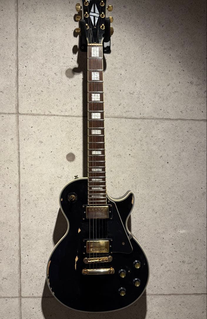 レスポールカスタム レプリカ ブラックビューティー　GOTOHパーツ