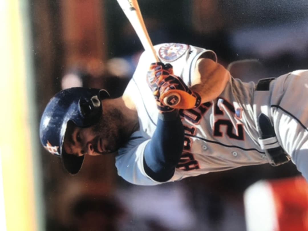 【1月SALE】MLB ホセ・アルトゥーべ　直筆サインPhoto