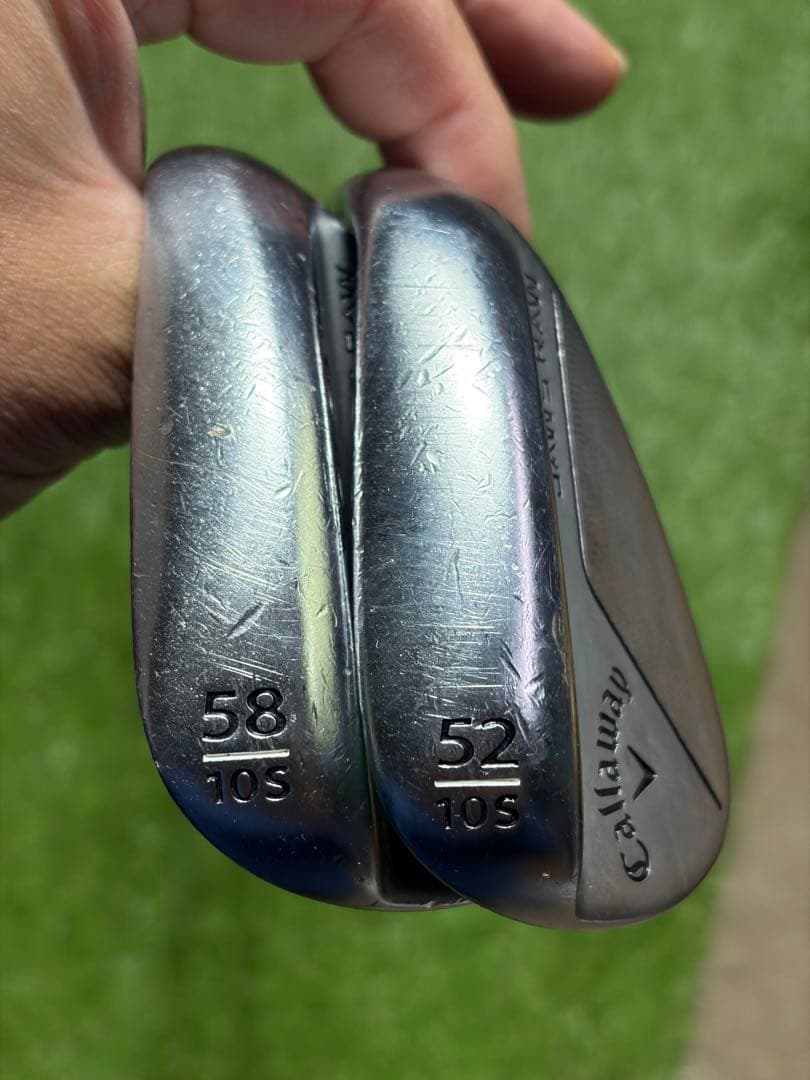キャロウェイ JAWS RAWウエッジ 52,58 S10 2本セット