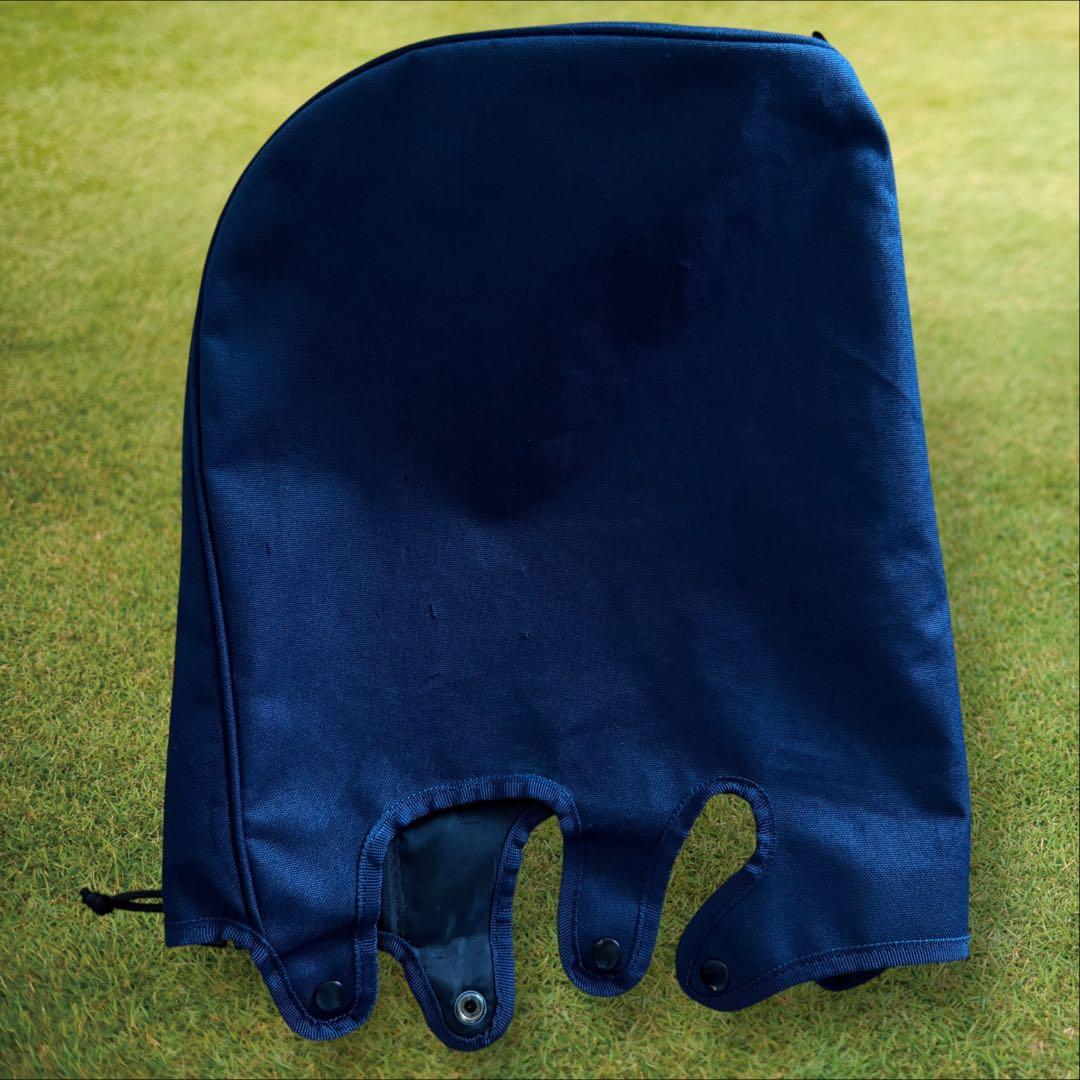 ゼロハリバートン　キャディバッグ　ショルダー式　スタンド式　軽量　紺　ネイビー