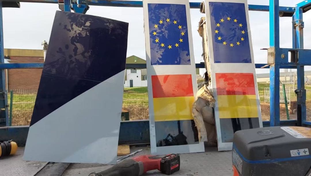 ブリュッセル航空 Airlinertagsベルギー国旗カット A319