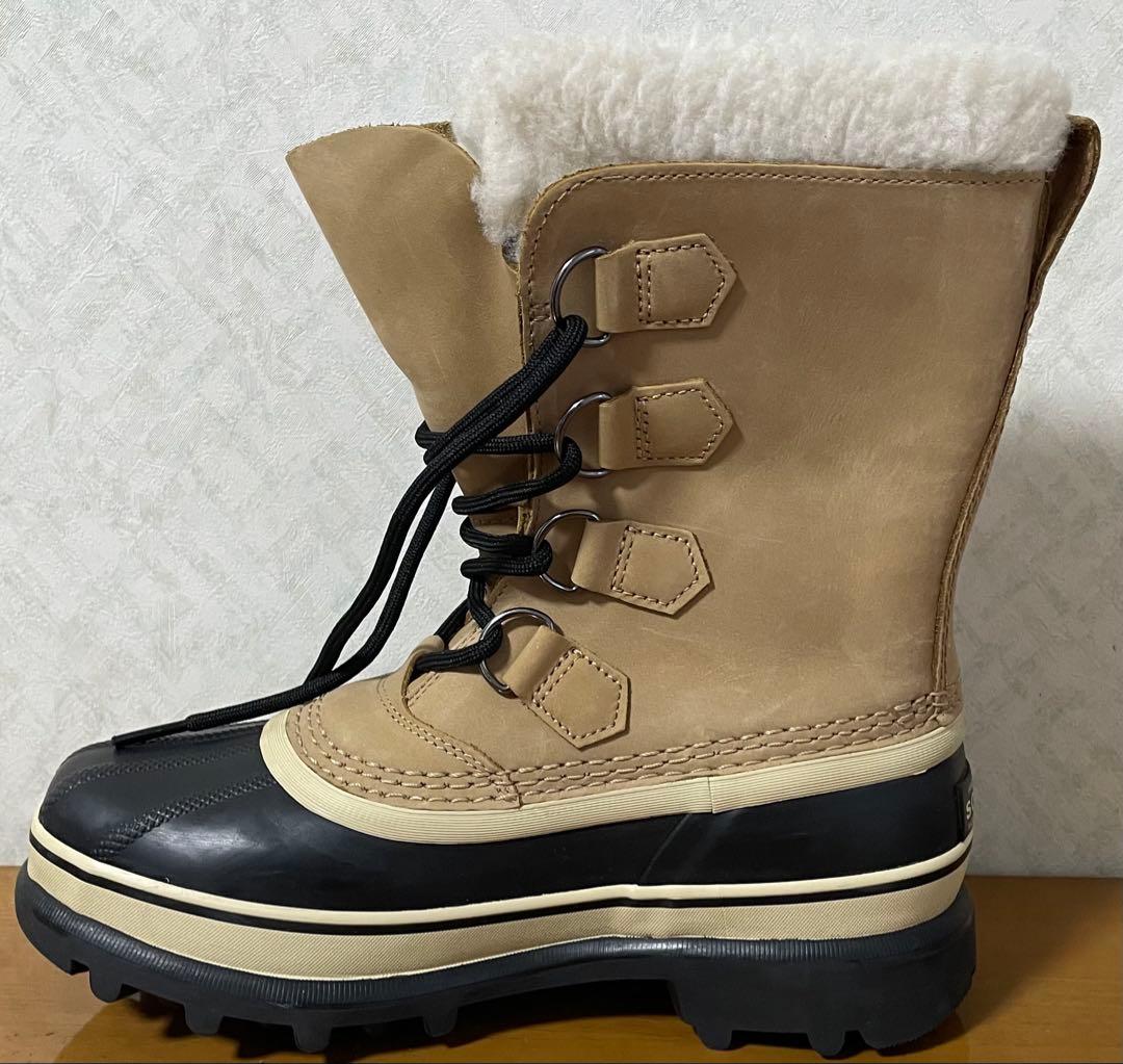 ソレル カリブー レディース バフ スノーブーツ 24cm