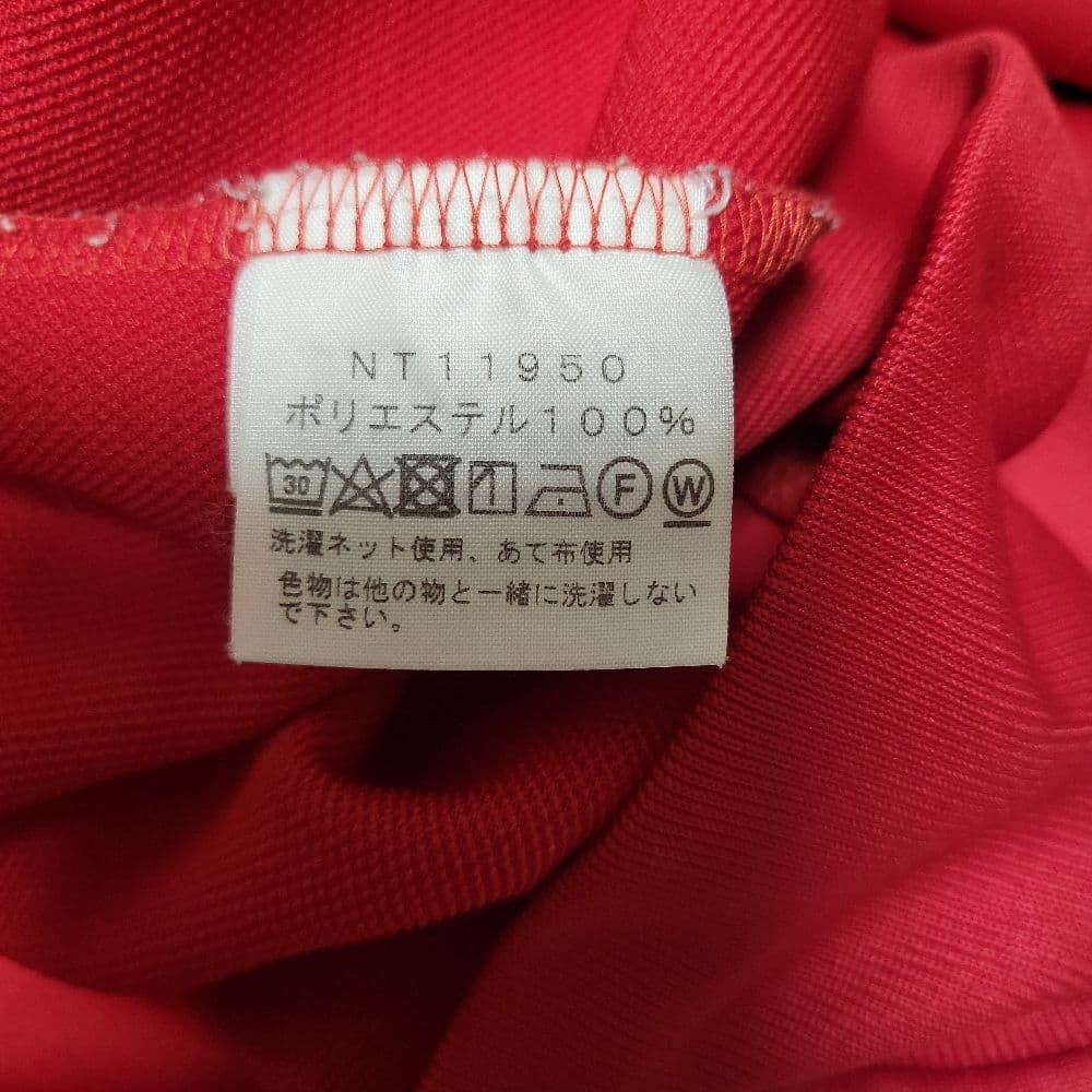 美品NORTH FACEノースフェイスジャージ上下セットアップ赤×黒M