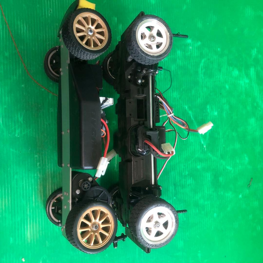 電動ラジコンカー シャーシ パーツ多数 現状渡し