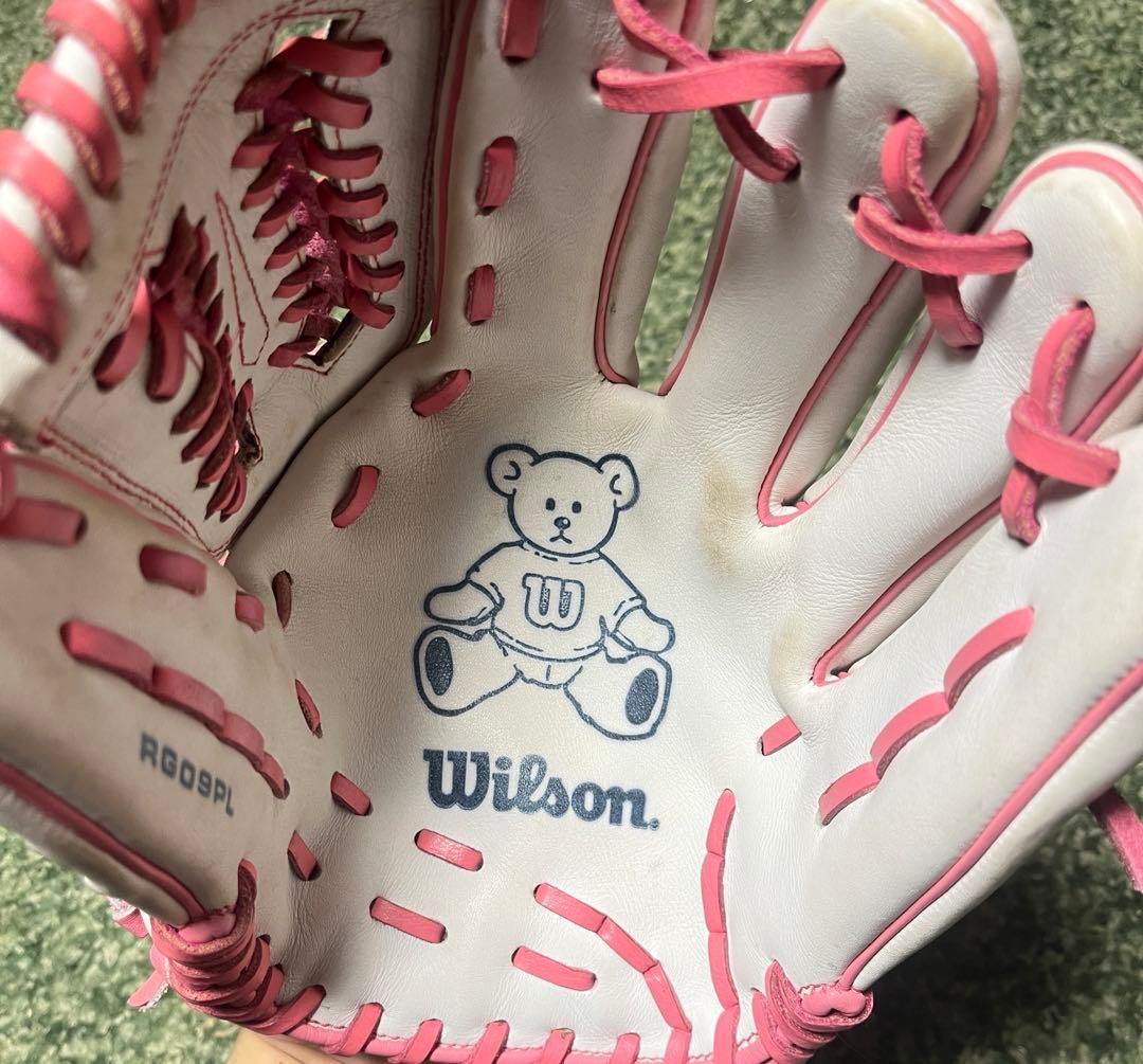 Wilson ウィルソン　軟式グローブ　グローブ　グラブ　ピンク