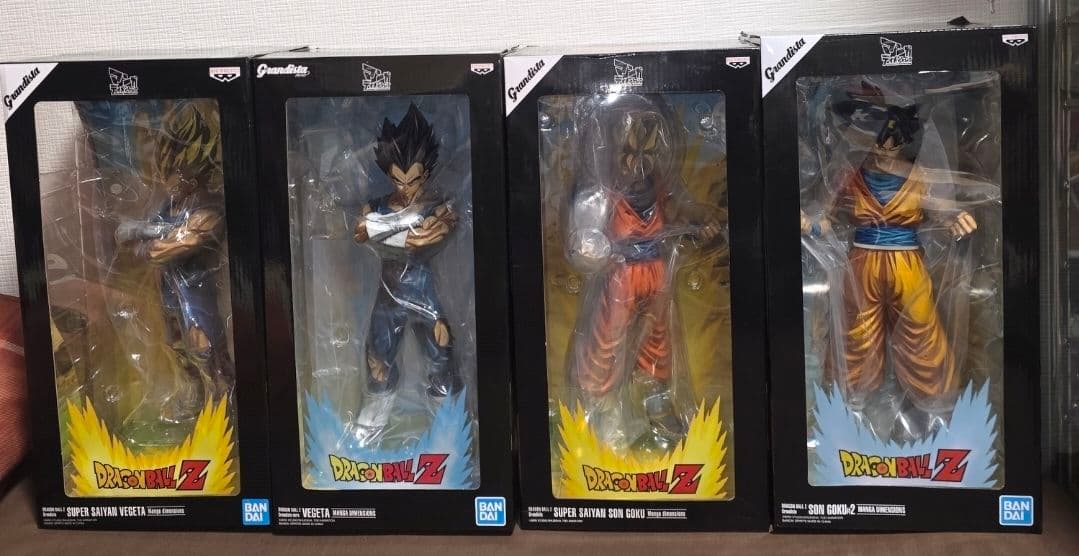 ドラゴンボール マンガディメンションズ 孫悟空 ベジータ フィギュア 4体未開封