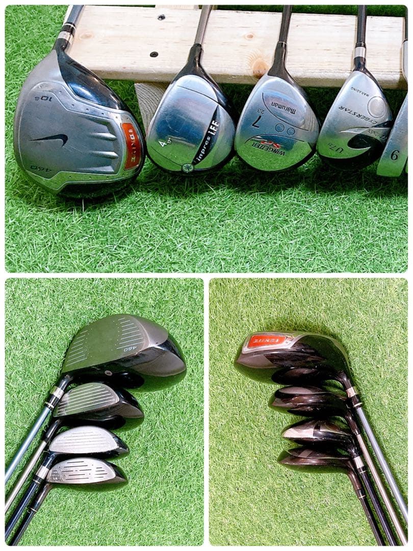 H1 ナイキ　初心者オススメ　ゴルフクラブ　メンズセット　右利き　12本