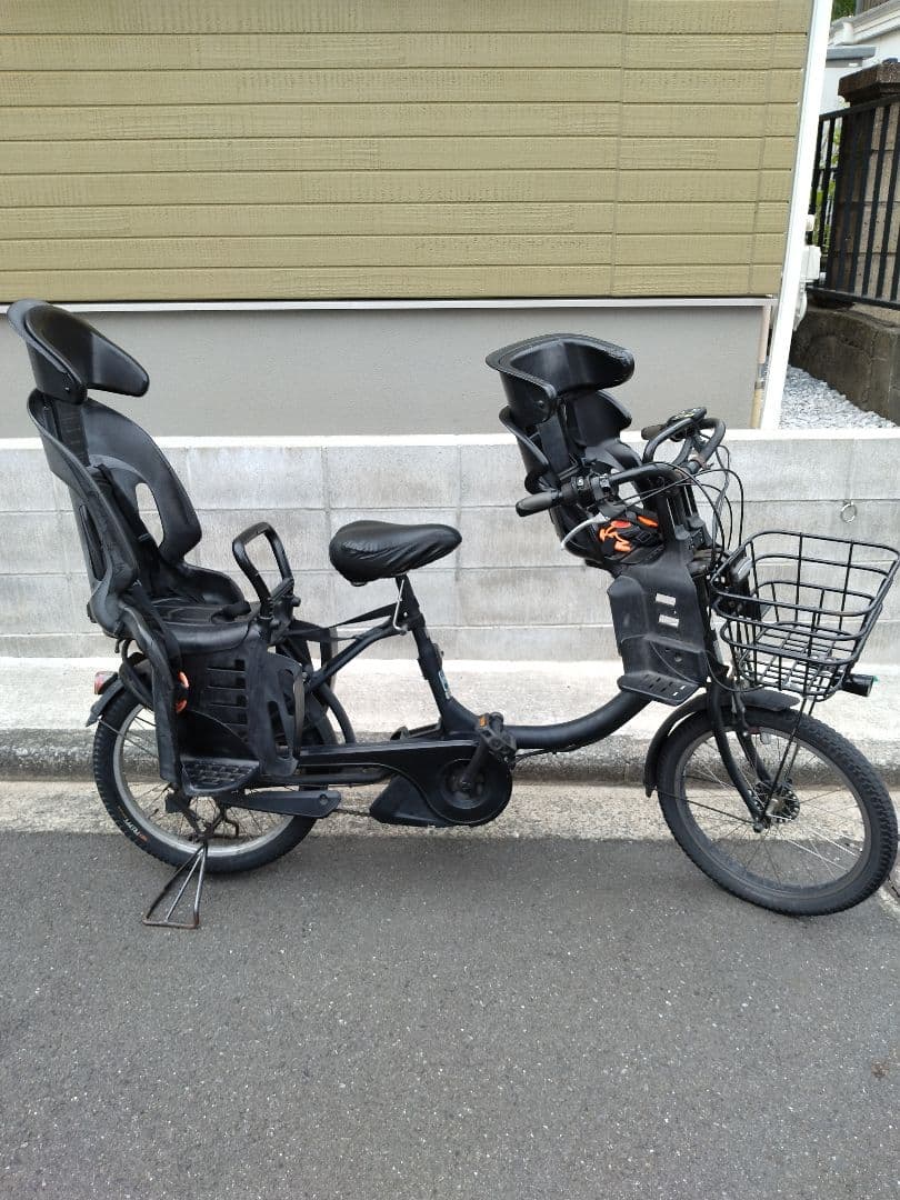ヤマハ　PAS Babby 電動アシスト自転車 チャイルドシート付き ブラック