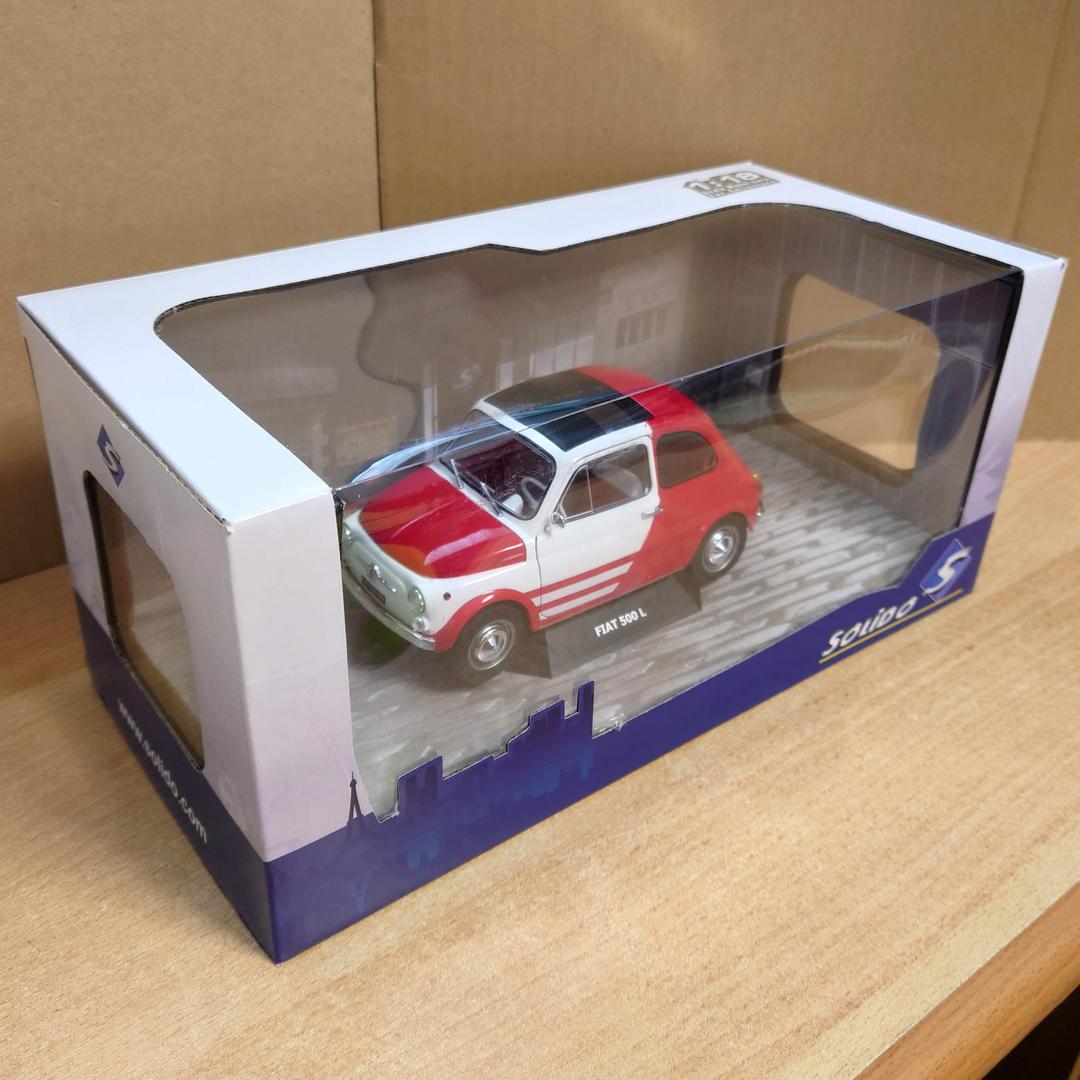 1/18 フィアット500 TURBINA TRIBUTE 1965 赤ツートン