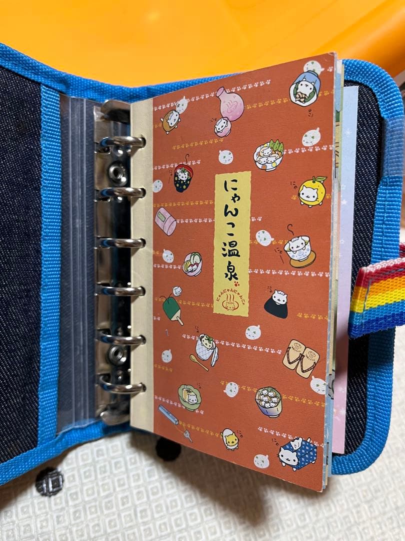 【当時物シール付き！】デニム　シール帳　当時物