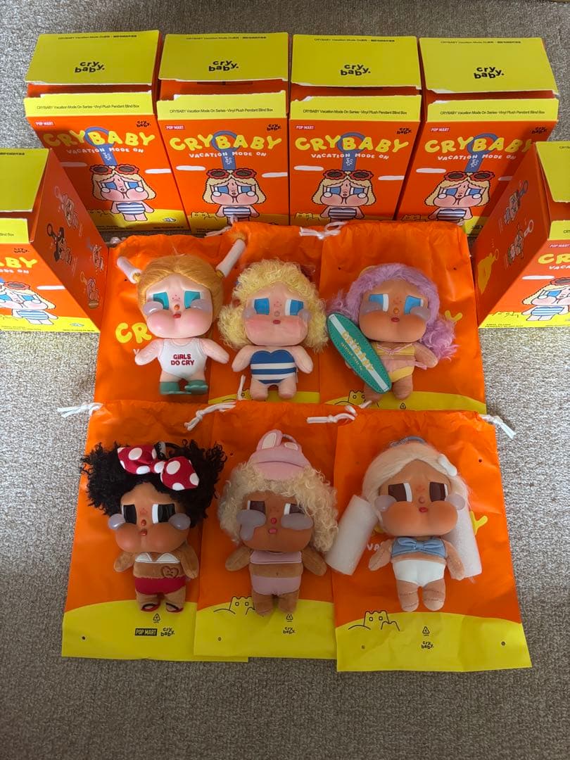 popmart crybaby Vacation Mode On シリーズ