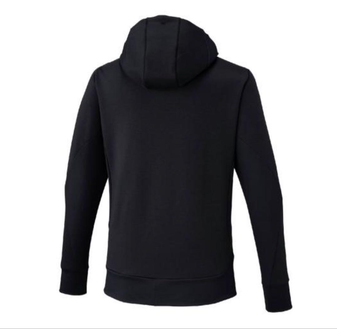 【新品未使用】ミズノ　ピーチタッチスウェットフーディ　Mサイズ　ブラック