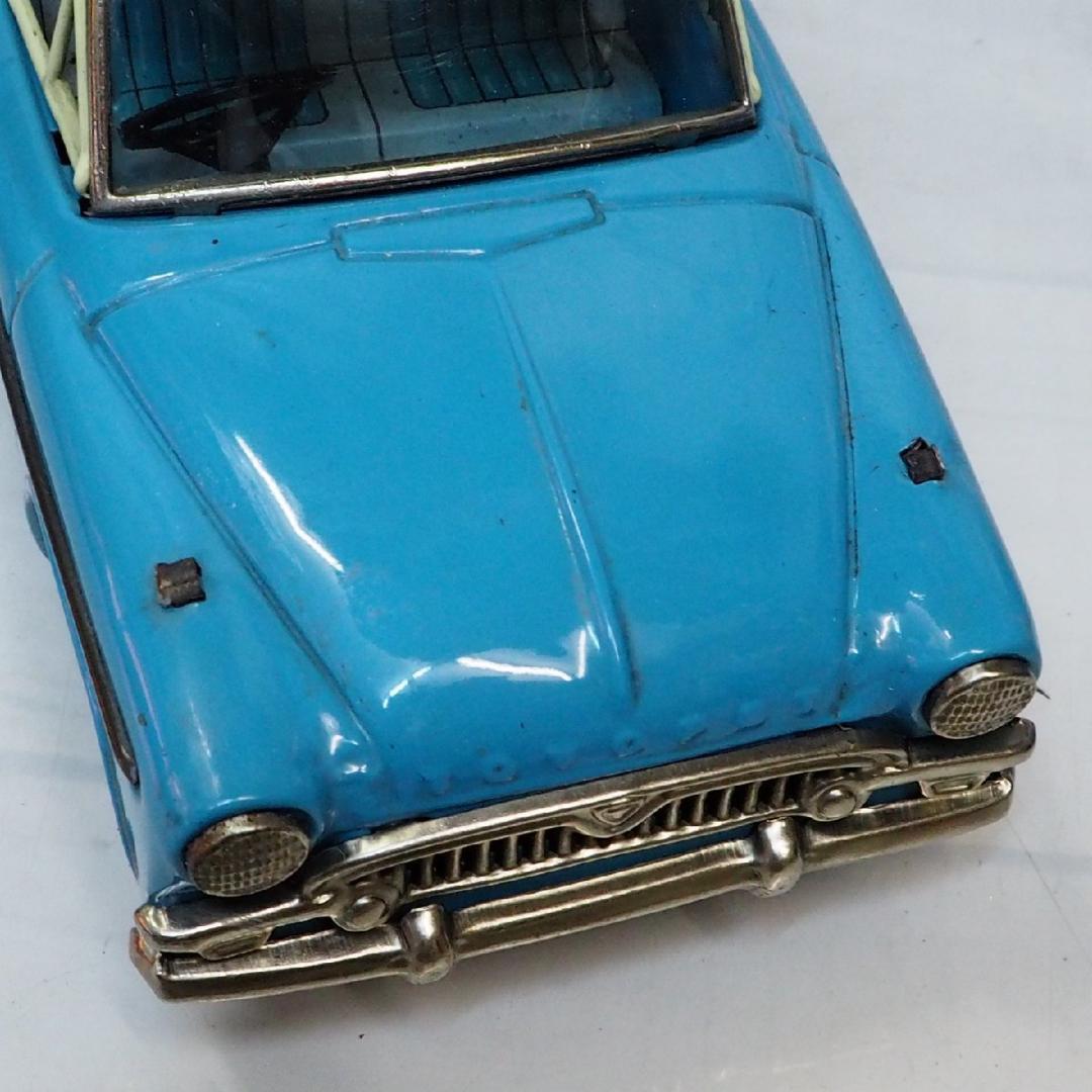 萬代屋【トヨペット ピックアップ水色 改造有】ブリキtin toy car箱無