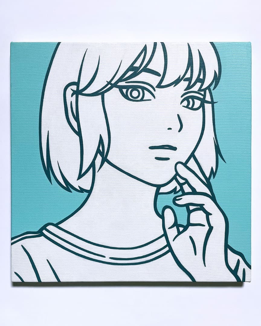 【原画】手描き/現代アート/キャンバス/一点物/絵画/インテリア/アート