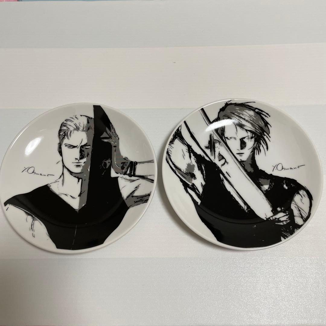 ファンタジーアート展 天野喜孝 FF8 サイファー スコール 絵皿