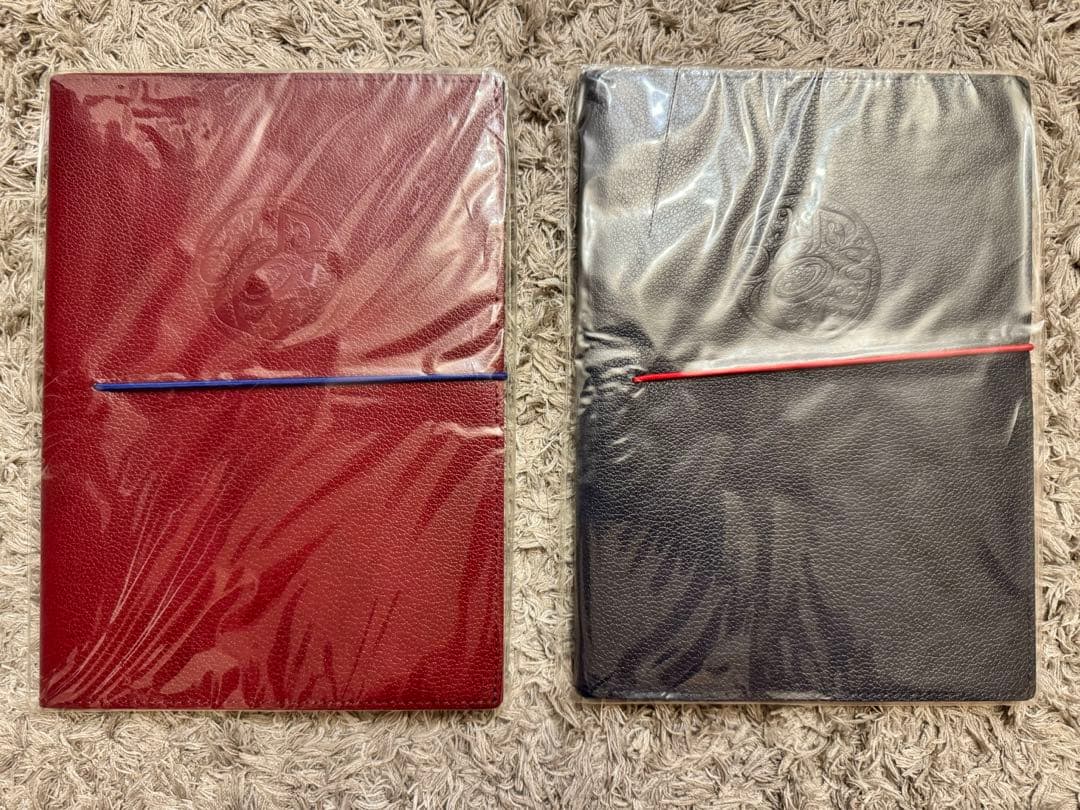 慶応　連合三田会　レザーカバーノート