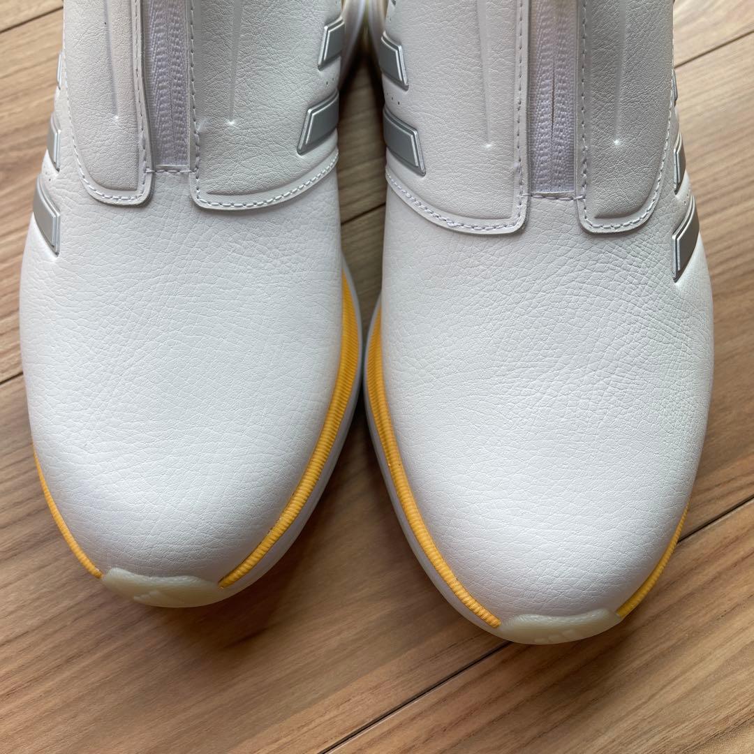 adidasレディースソーラーモーションボア ゴルフシューズ 24.5cm 白