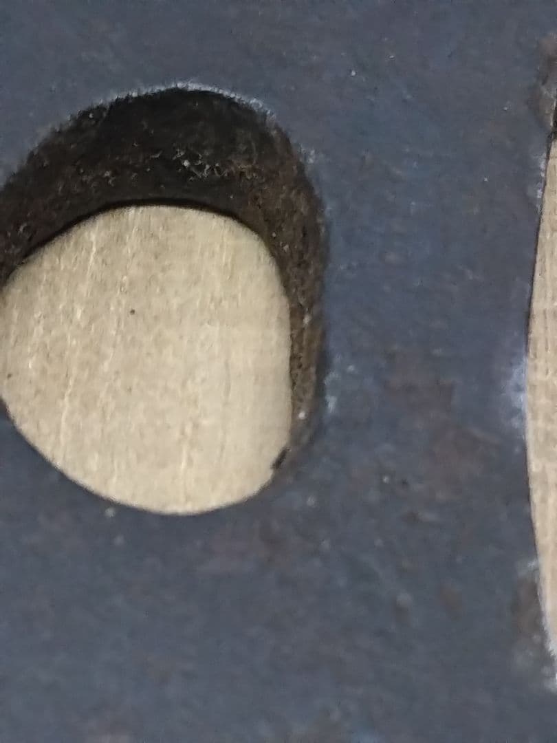 鉄製 板鍔　鍔　鐔　武具　武州住　刀剣