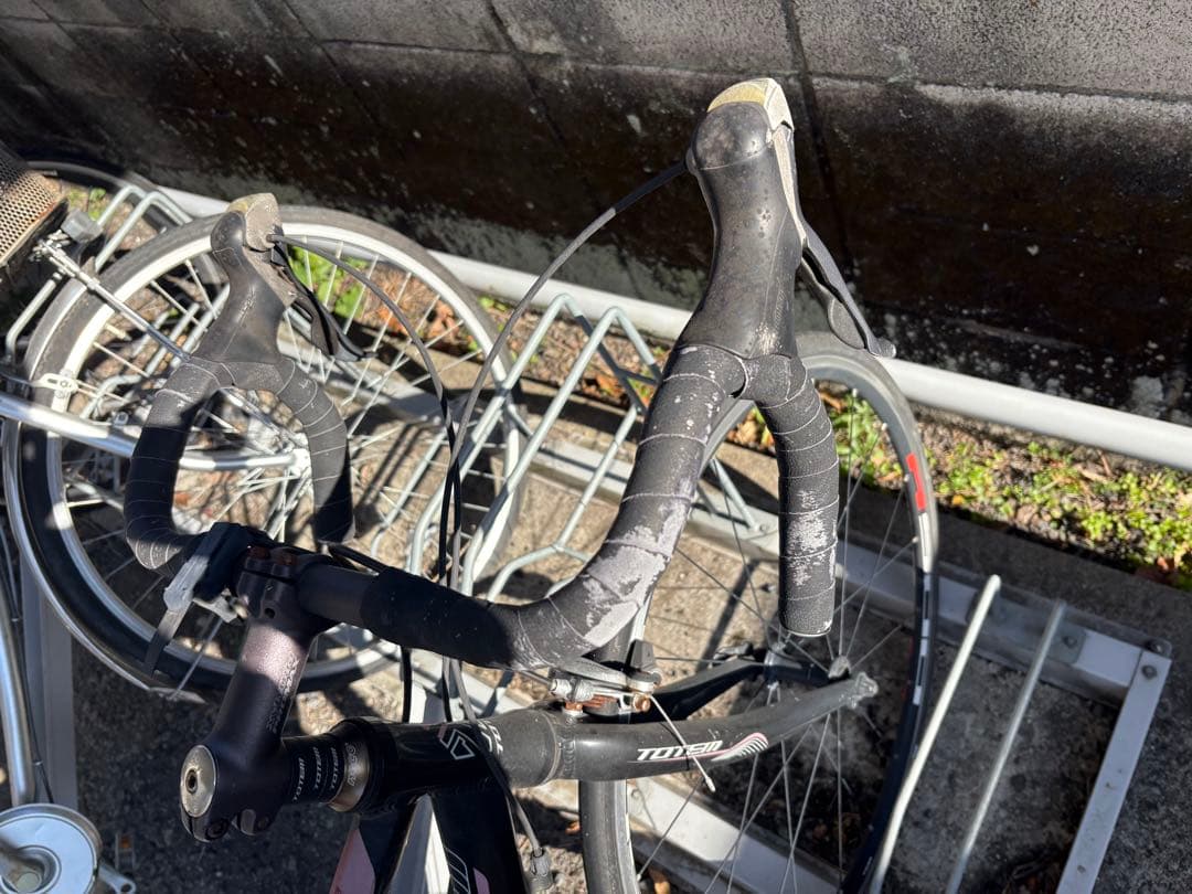 ロードバイク　totem ホイールとギヤ周り購入時から変更