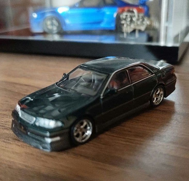 ターマックワークス Mark II JZX100 RHD ミニカー 1/64