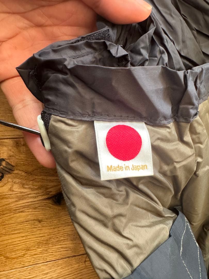 NANGA 寝袋 日本製 ダークグレー/ブラック