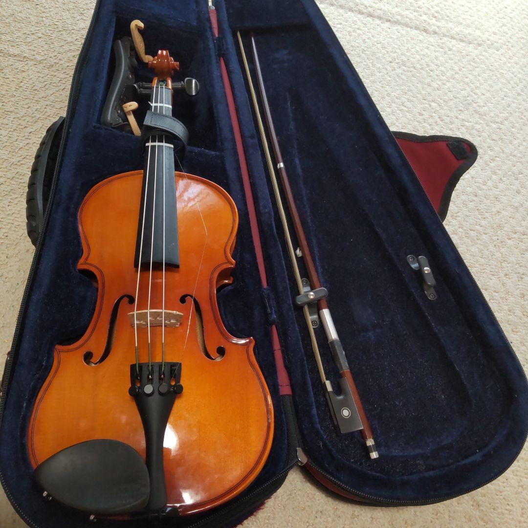 1/4ステンター バイオリン本体と弓、ケース付き