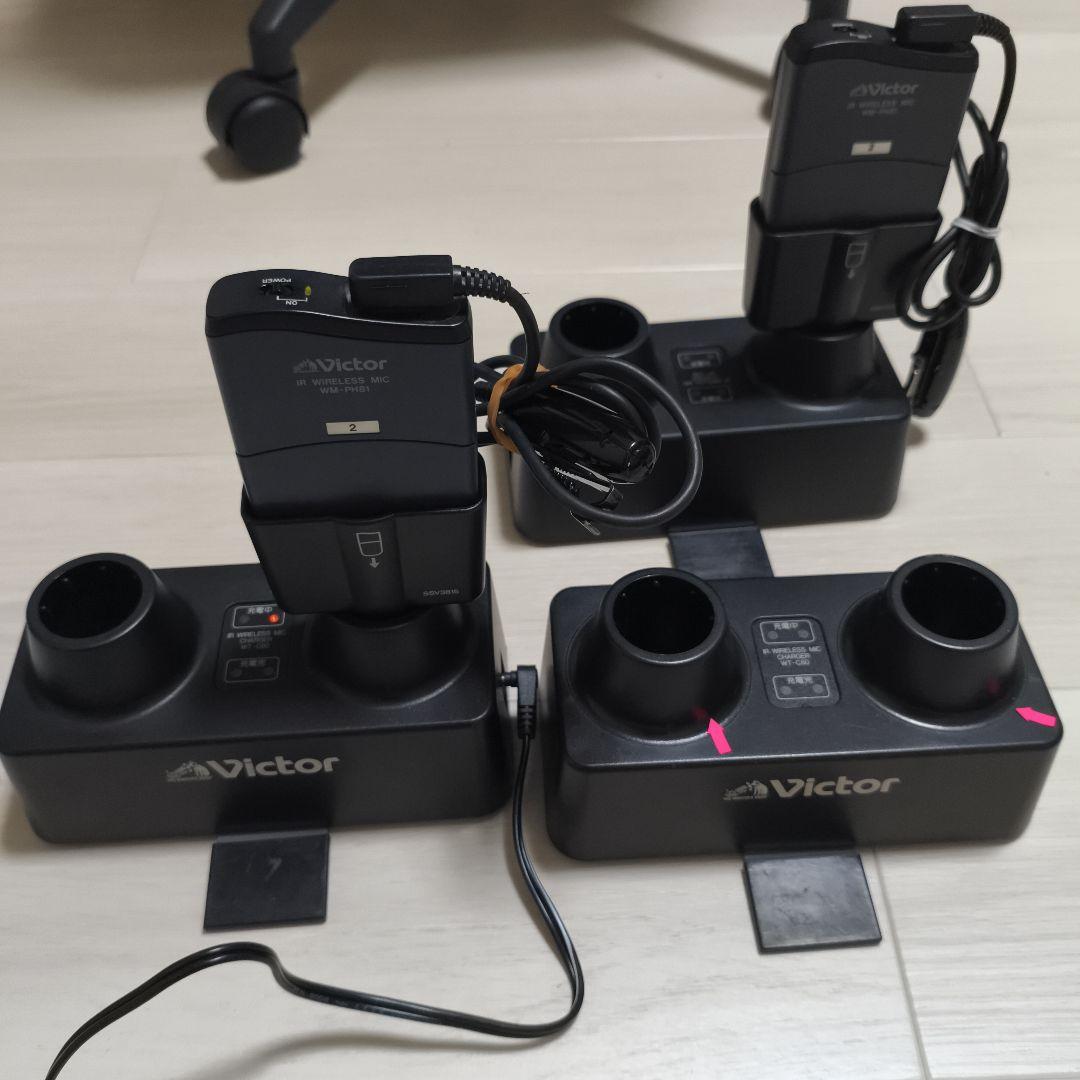 Victor ワイヤレスマイク WM-PH711 セット