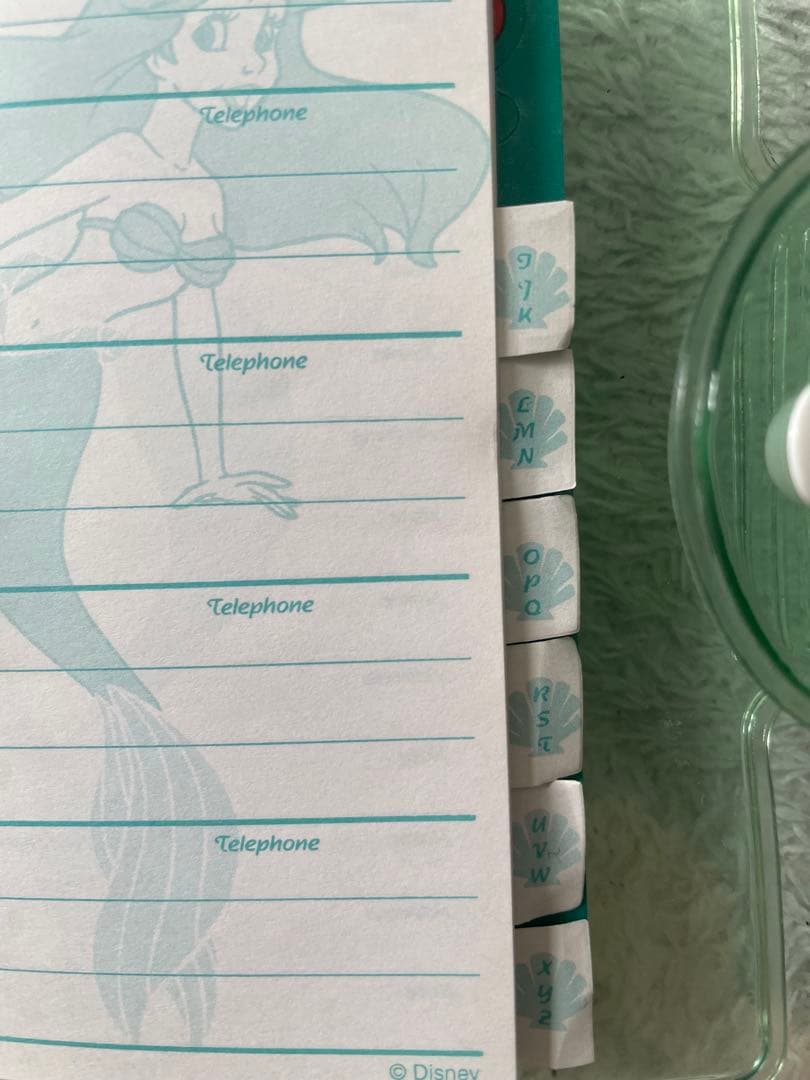 レア アリエル ☆ レトロアドレス帳