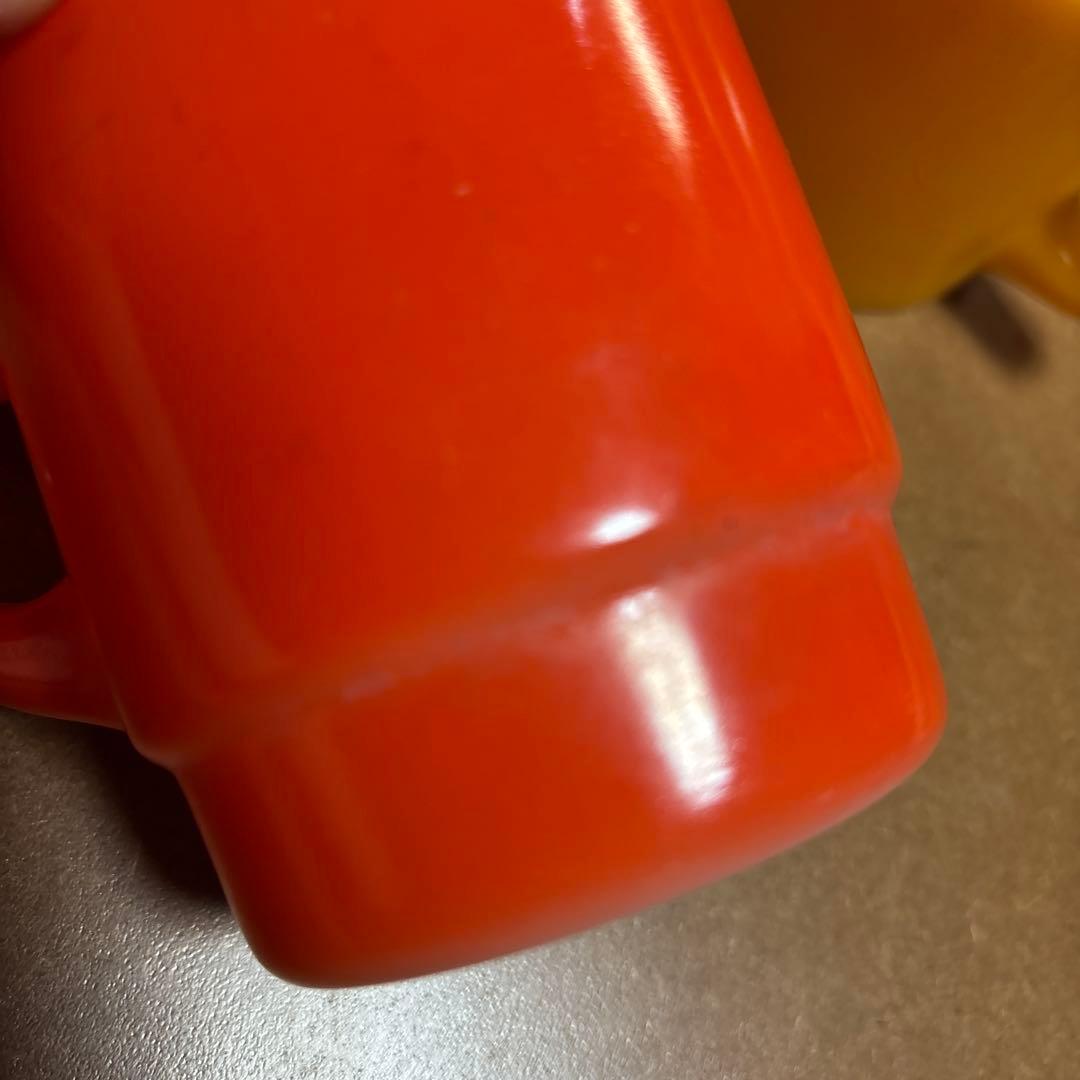 Fire King ガラスマグカップセット 3色