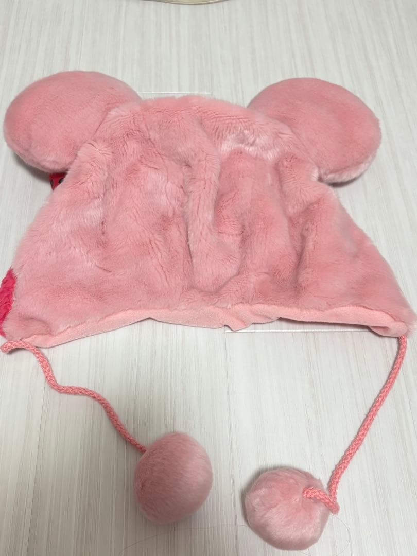 ディズニーリゾート ミニーファンキャップ ピンク 廃盤